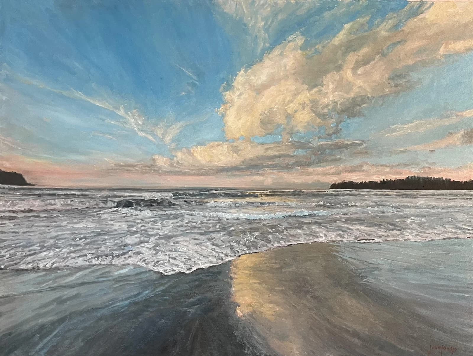 Hanalei Light, an oil painting by John Horejs